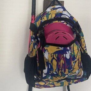 Youth Baseball Bat Bag Backpack, T-Ball & Softball Equipment & Gear for Youth